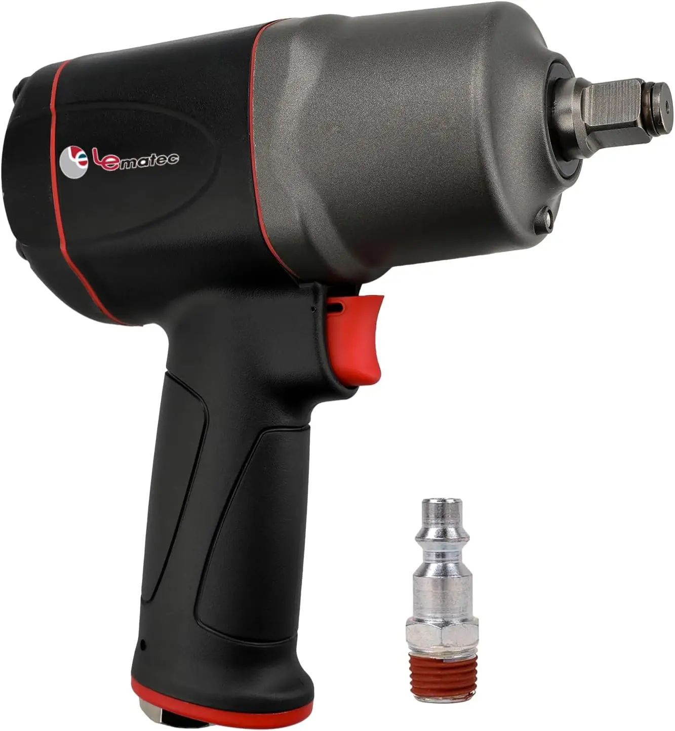 Pneumatic Impact Wrench - 1/2 Zoll Druckluft-Schlagschrauber 1000 ft-lbs, Doppelhammer-Druckluftpistole