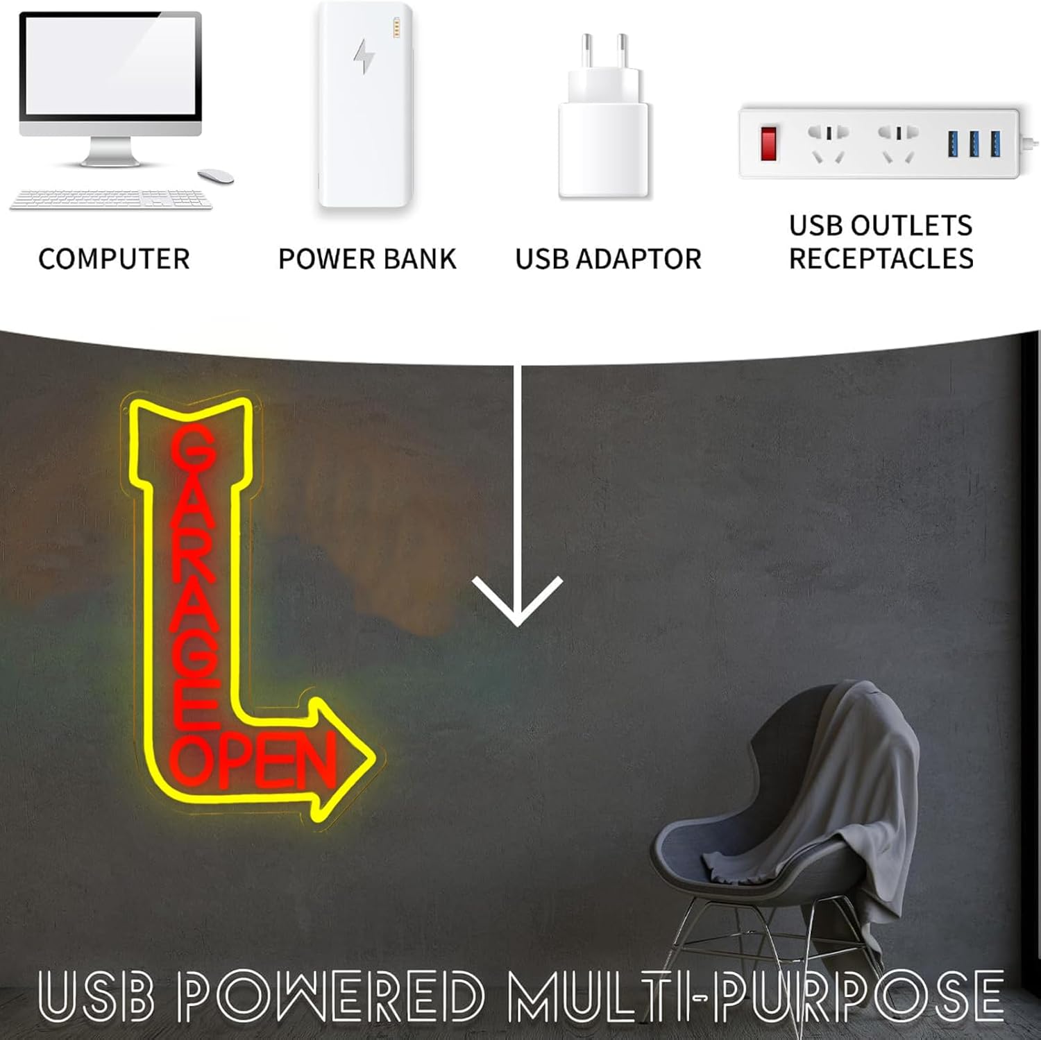    Garage Open Neonschild USB – Auto Repair Shop Open Bewertung und Preis