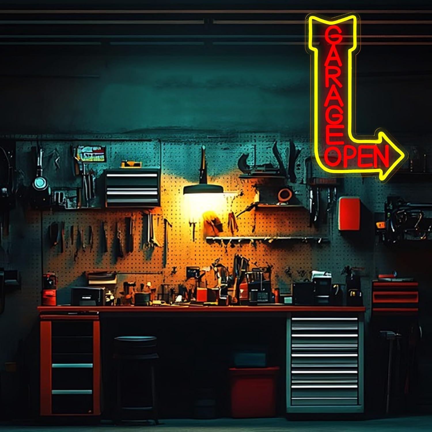 Garage Open Neon-Schild USB Di – Auto Repair Shop Open Bewertung und Preis