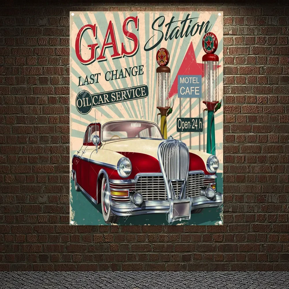 GAS Station Open 24h Oldtimer  – Auto Repair Shop Open Bewertung und Preis