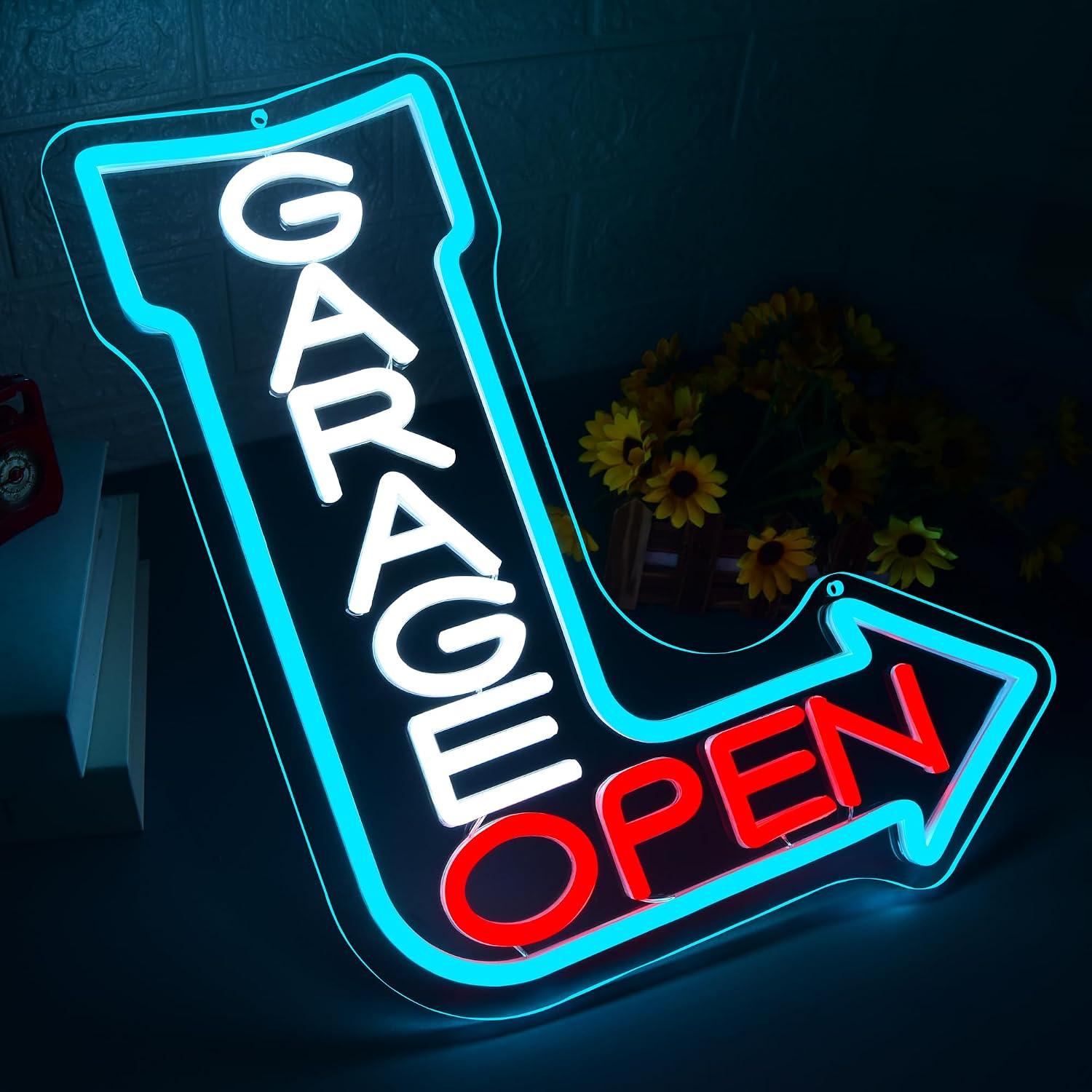 Garage Open Pfeil-Neonschild U – Auto Repair Shop Open Bewertung und Preis
